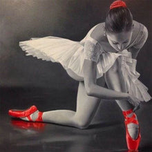 Charger l'image dans la galerie, Broderie Diamant | Broderie Diamant - Ballerine et Chaussons rouges | Broderie Danse danse | FiguredArt