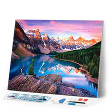 Charger l'image dans la galerie, Broderie Diamant - Reflets sur le Lac