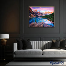 Charger l'image dans la galerie, Broderie Diamant - Reflets sur le Lac