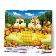 Charger l'image dans la galerie, Broderie Diamant | Broderie Diamant - Dégustation de Maïs | animaux Broderie Animaux | FiguredArt