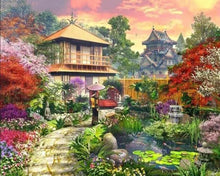 Charger l'image dans la galerie, Broderie Diamant | Broderie Diamant - Promenade en Chine | Broderie Paysages paysages | FiguredArt