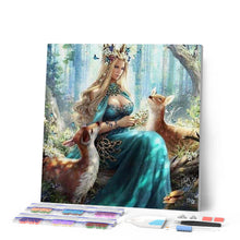 Charger l'image dans la galerie, Broderie Diamant | Broderie Diamant - Fée et Faons dans la Forêt | animaux Broderie Animaux | FiguredArt