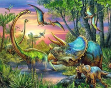 Charger l'image dans la galerie, Broderie Diamant | Broderie Diamant - Les dinosaures | animaux Broderie Animaux dinosaures | FiguredArt
