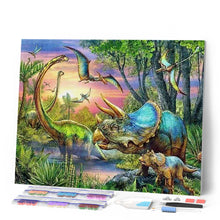 Charger l'image dans la galerie, Broderie Diamant | Broderie Diamant - Les dinosaures | animaux Broderie Animaux dinosaures | FiguredArt