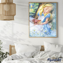Charger l'image dans la galerie, Broderie Diamant | Broderie Diamant - Sieste | Broderie Romantique romantique | FiguredArt