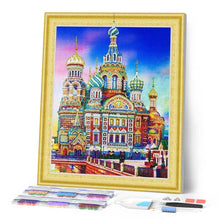 Charger l'image dans la galerie, Broderie Diamant | Broderie Diamant - Eglise russe | Broderie Religion Broderie Ville ville | FiguredArt