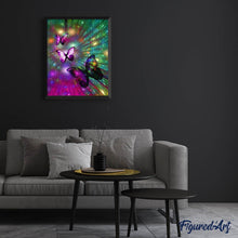 Charger l'image dans la galerie, Broderie Diamant | Broderie Diamant - Vol de Papillons | animaux Broderie Animaux papillons | FiguredArt