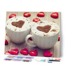Charger l'image dans la galerie, Broderie Diamant | Broderie Diamant - Duo de Cafés | Broderie Cuisine cuisine | FiguredArt