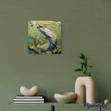 Charger l'image dans la galerie, Broderie Diamant | Broderie Diamant - Brochet | animaux Broderie Animaux poissons | FiguredArt