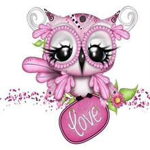 Charger l'image dans la galerie, Broderie Diamant | Broderie Diamant - Chouette Love | animaux Broderie Animaux Broderie Romantique chouettes et hiboux romantique |