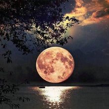 Charger l'image dans la galerie, Broderie Diamant | Broderie Diamant - Pleine Lune | Broderie Paysages paysages | FiguredArt
