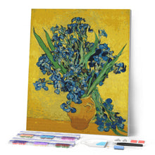 Charger l'image dans la galerie, Broderie Diamant - Vase avec iris - Van Gogh
