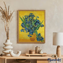 Charger l'image dans la galerie, Broderie Diamant - Vase avec iris - Van Gogh
