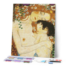 Charger l'image dans la galerie, Broderie Diamant - Mère et enfant - Klimt