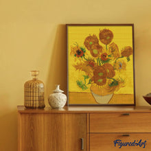Charger l'image dans la galerie, Broderie Diamant - Les Tournesols - Van Gogh
