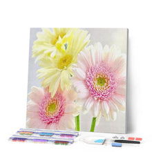 Charger l'image dans la galerie, Broderie Diamant | Broderie Diamant - Marguerites aux Couleurs Pastel | Broderie Fleurs fleurs | FiguredArt