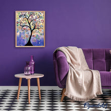 Charger l'image dans la galerie, Broderie Diamant | Broderie Diamant - Arbre Vitrail | arbres Broderie Paysages paysages | FiguredArt