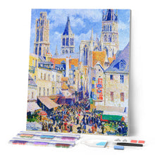 Charger l'image dans la galerie, Broderie Diamant - Diamond Painting Rue de l'Épicerie, Rouen - Camille Pissarro