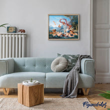 Charger l'image dans la galerie, Broderie Diamant - Diamond Painting Le Triomphe de Vénus - François Boucher 40x50cm toile tendue sur châssis