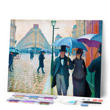 Charger l'image dans la galerie, Broderie Diamant - Diamond Painting Rue de Paris, temps de pluie - Gustave Caillebotte