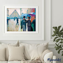 Charger l'image dans la galerie, Broderie Diamant - Diamond Painting Rue de Paris, temps de pluie - Gustave Caillebotte