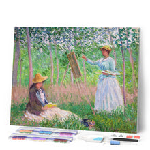 Charger l'image dans la galerie, Broderie Diamant - Diamond Painting Dans les bois de Giverny - Monet 40x50cm toile tendue sur châssis