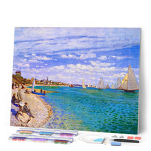 Charger l'image dans la galerie, Broderie Diamant - Diamond Painting Régates à Sainte-Adresse - Monet