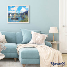 Charger l'image dans la galerie, Broderie Diamant - Diamond Painting Le Pont d'Argenteuil - Monet