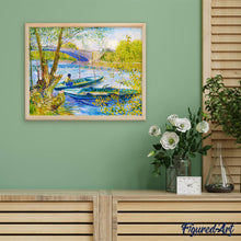 Charger l'image dans la galerie, Broderie Diamant - Diamond Painting La pêche au Printemps, Pont de Clichy - Van Gogh