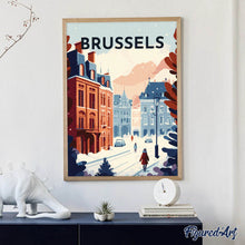 Charger l'image dans la galerie, Broderie Diamant - Affiche Poster Bruxelles