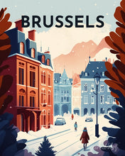 Charger l'image dans la galerie, Broderie Diamant - Affiche Poster Bruxelles