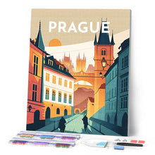 Charger l'image dans la galerie, Broderie Diamant - Affiche Poster Prague