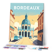 Charger l'image dans la galerie, Broderie Diamant - Affiche Poster Bordeaux