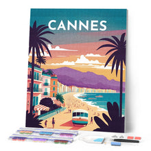 Charger l'image dans la galerie, Broderie Diamant - Affiche Poster Cannes