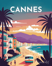Charger l'image dans la galerie, Broderie Diamant - Affiche Poster Cannes