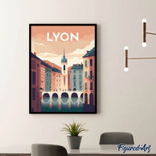 Charger l'image dans la galerie, Broderie Diamant - Affiche Poster Lyon