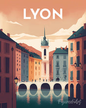 Charger l'image dans la galerie, Broderie Diamant - Affiche Poster Lyon