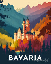 Charger l'image dans la galerie, Broderie Diamant - Affiche Poster Bavière
