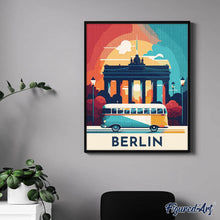 Charger l'image dans la galerie, Broderie Diamant - Affiche Poster Berlin