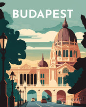 Charger l'image dans la galerie, Broderie Diamant - Affiche Poster Budapest