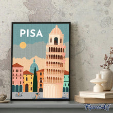 Charger l'image dans la galerie, Broderie Diamant - Affiche Poster Pise