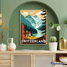 Charger l'image dans la galerie, Broderie Diamant - Affiche Poster Berne