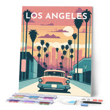 Charger l'image dans la galerie, Broderie Diamant - Affiche Poster Los Angeles