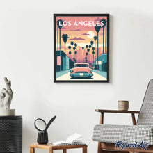 Charger l'image dans la galerie, Broderie Diamant - Affiche Poster Los Angeles