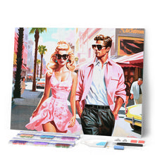 Charger l'image dans la galerie, Broderie Diamant - Amour Hollywoodien en Rose