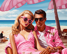 Charger l'image dans la galerie, Diamond Painting - Broderie Diamant - Amoureux au Bord de la Plage