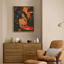 Charger l'image dans la galerie, Broderie Diamant - Femme dans un Club Art Déco