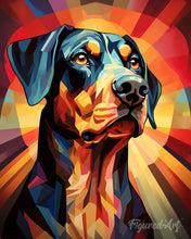 Charger l'image dans la galerie, Diamond Painting - Broderie Diamant - Chien Art Déco