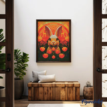 Charger l'image dans la galerie, Broderie Diamant - Lapin Art Déco