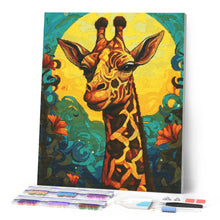 Charger l'image dans la galerie, Broderie Diamant - Girafe Art Déco